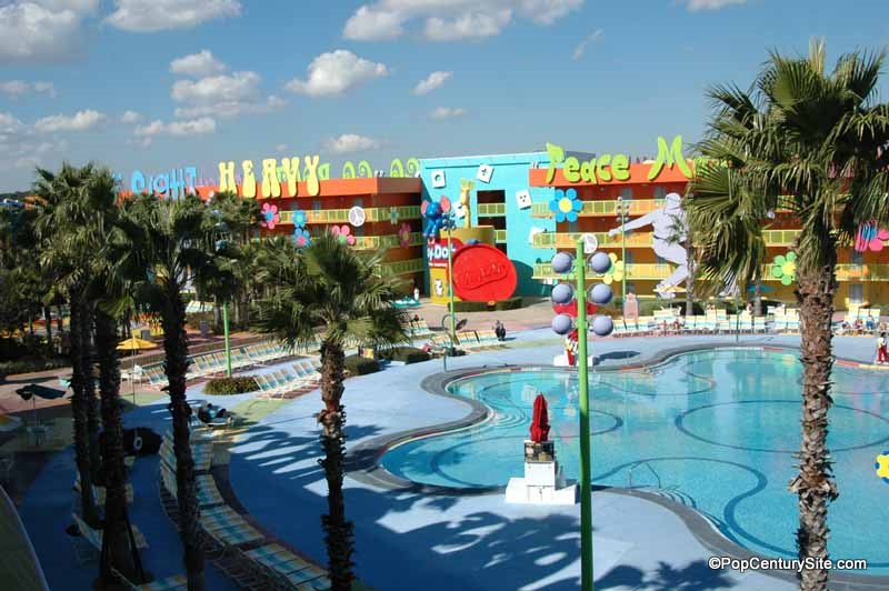 Sixties Pool and Buildings